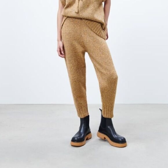 Zara Knit Pants New Small - Picture 2 of 6